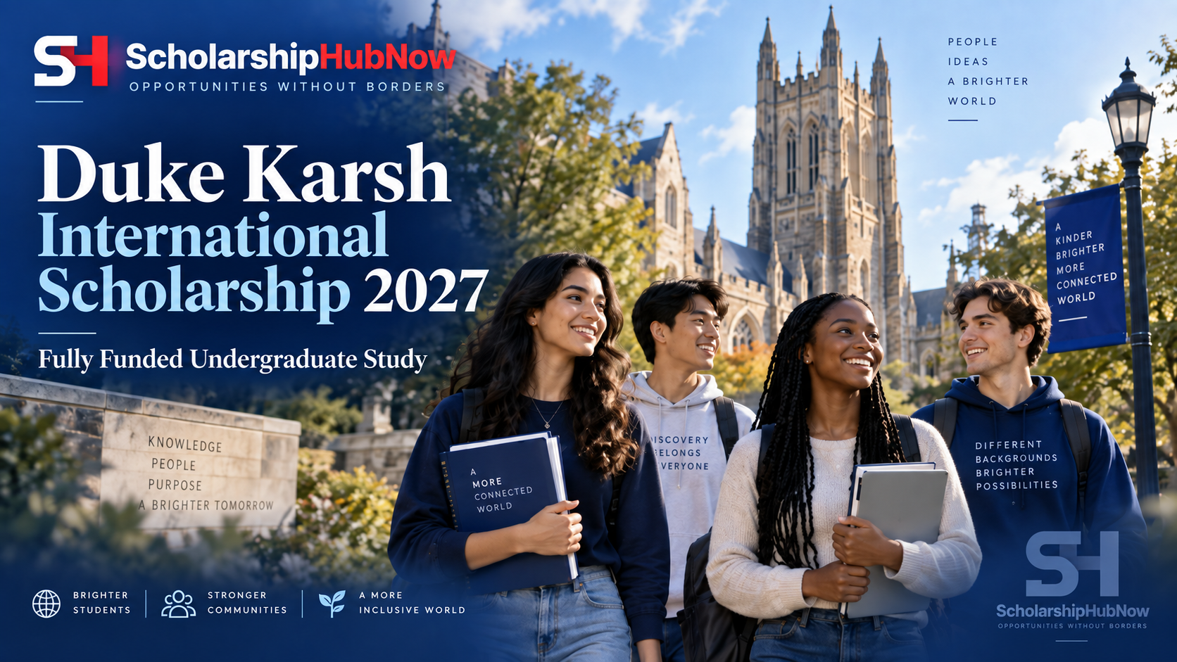 ScholarshipHubNow AI artwork for Duke Karsh International Scholarship 2027