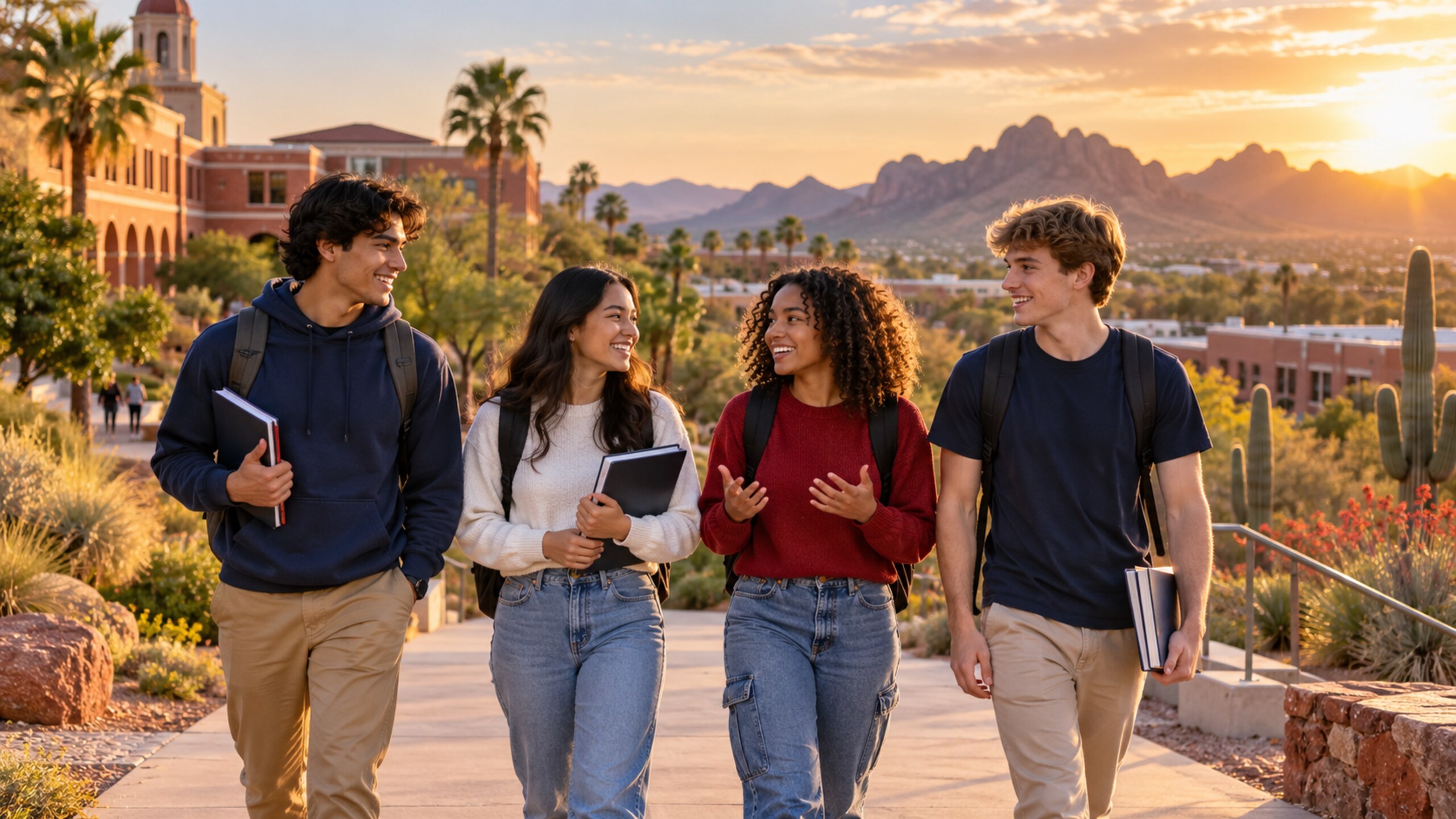 College-bound students on an Arizona university campus for the Flinn Scholarship 2027