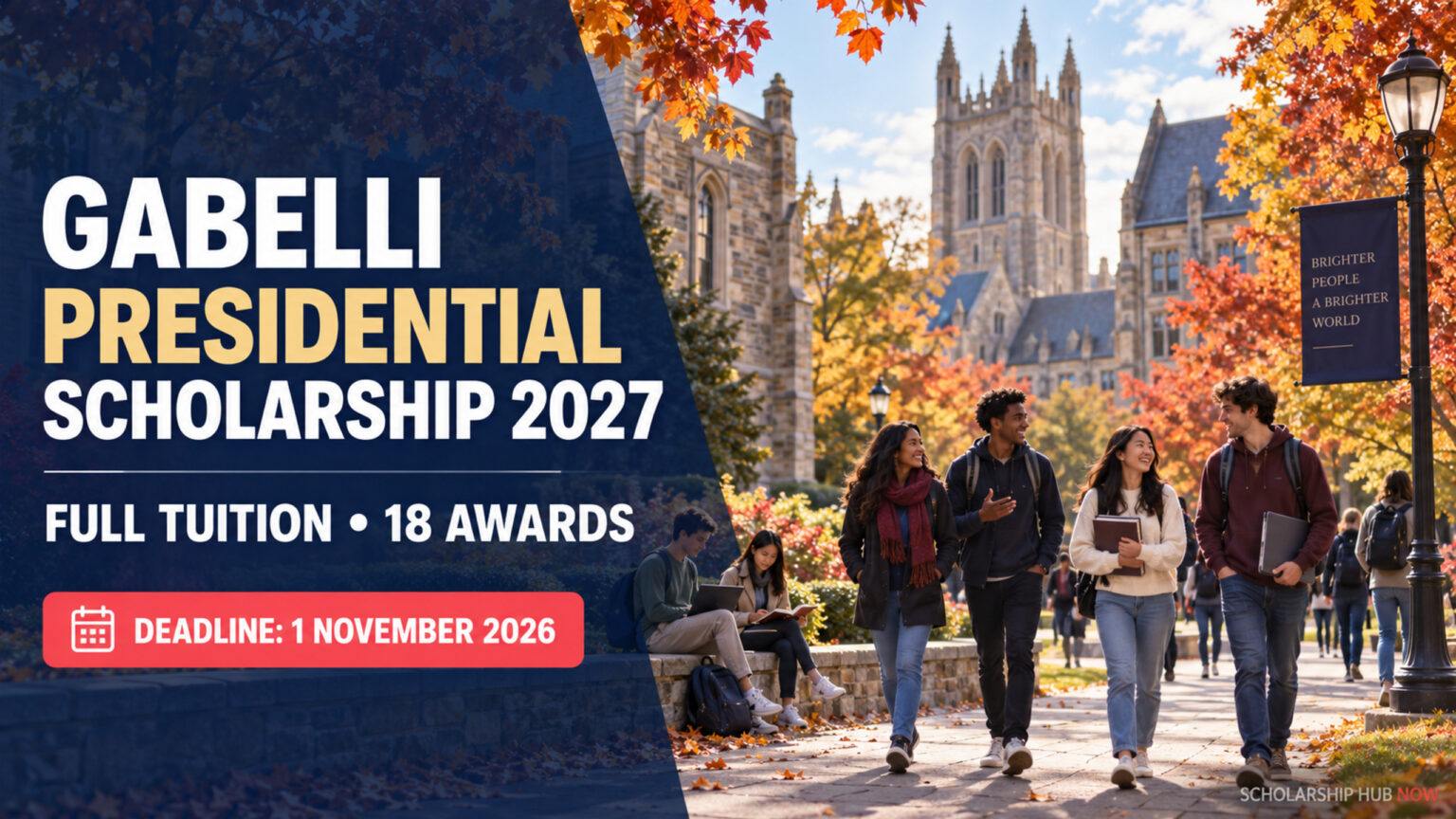 Gabelli Presidential Scholarship 2027 full tuition award at Boston College