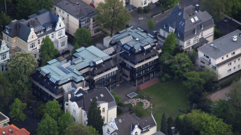 Aerial view of the Alexander von Humboldt Foundation headquarters in Bonn, Germany, for the Humboldt Research Fellowship 2027 article