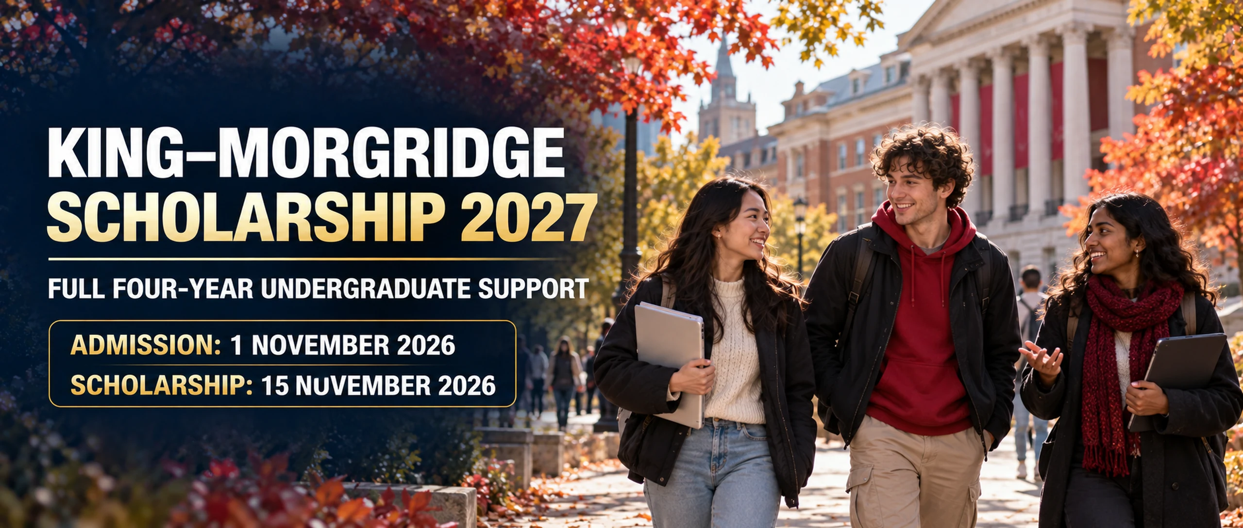 King–Morgridge Scholarship 2027 | Full Undergraduate Funding at UW–Madison editorial cover