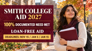 Smith College Financial Aid 2027: 100% Need Met, Loan-Free