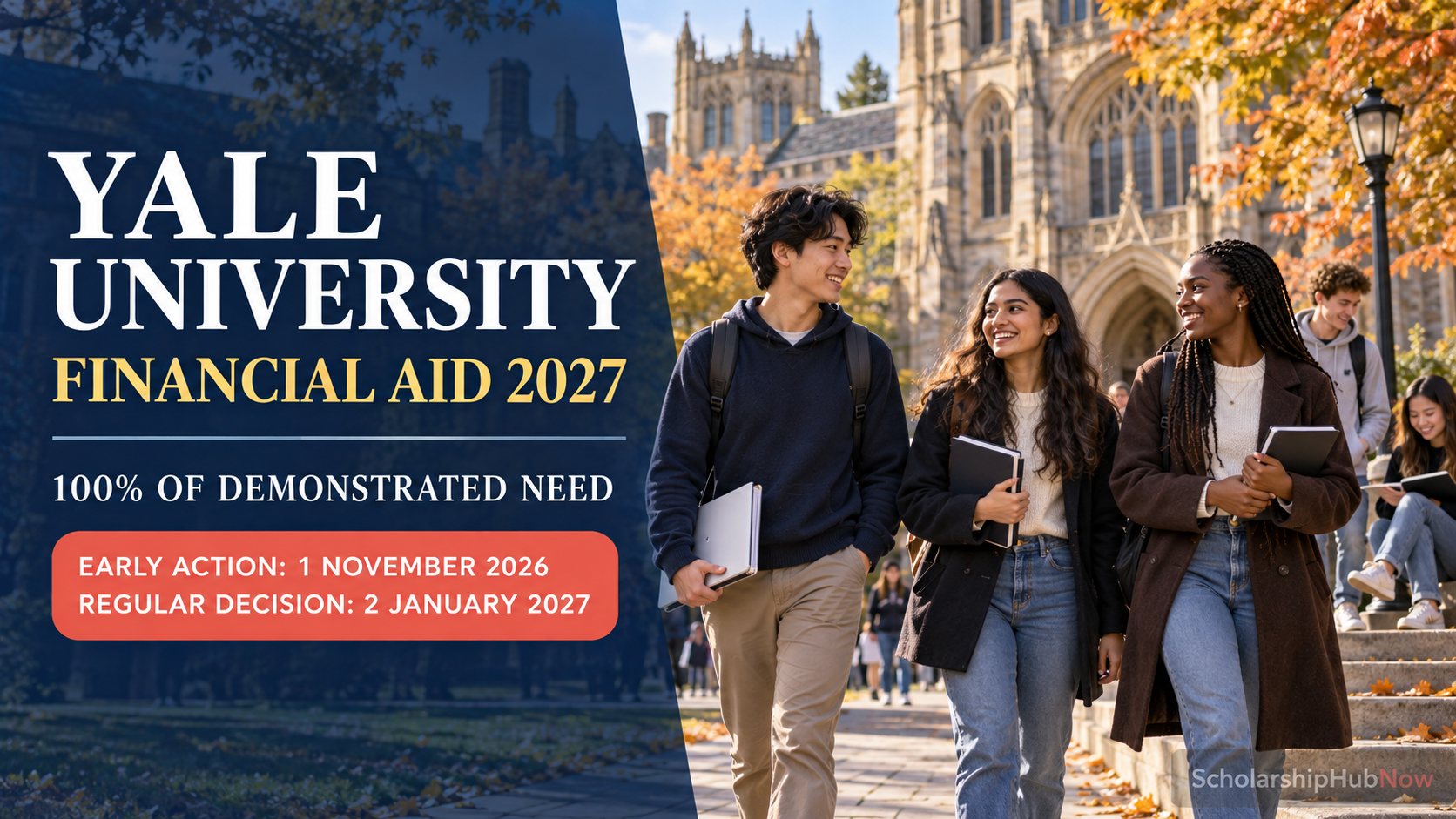 Yale University Financial Aid 2027 for international undergraduates meeting 100% of demonstrated need