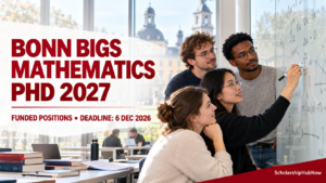 Bonn BIGS Mathematics PhD 2027: Funded Positions