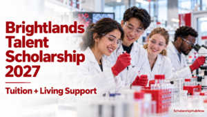 Brightlands Talent Scholarship 2027: Tuition + Living Support