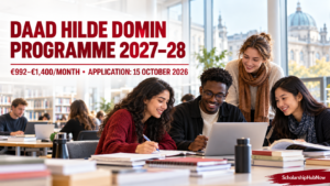 DAAD Hilde Domin Programme 2027–28: €992–€1,400/Month