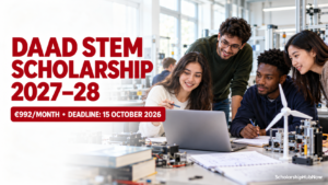 DAAD STEM Scholarship 2027–28: €992/Month for Master’s