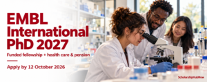 EMBL International PhD 2027: Funded Fellowships in Life Sciences