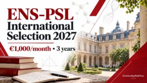 ENS-PSL International Selection 2027: €1,000 Monthly