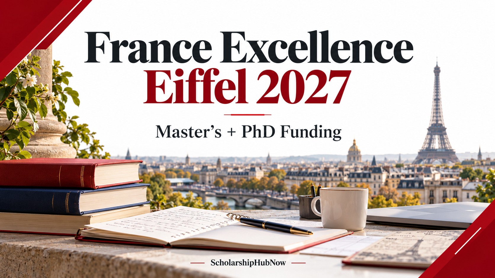 France Excellence Eiffel Scholarship 2027: Master’s and PhD