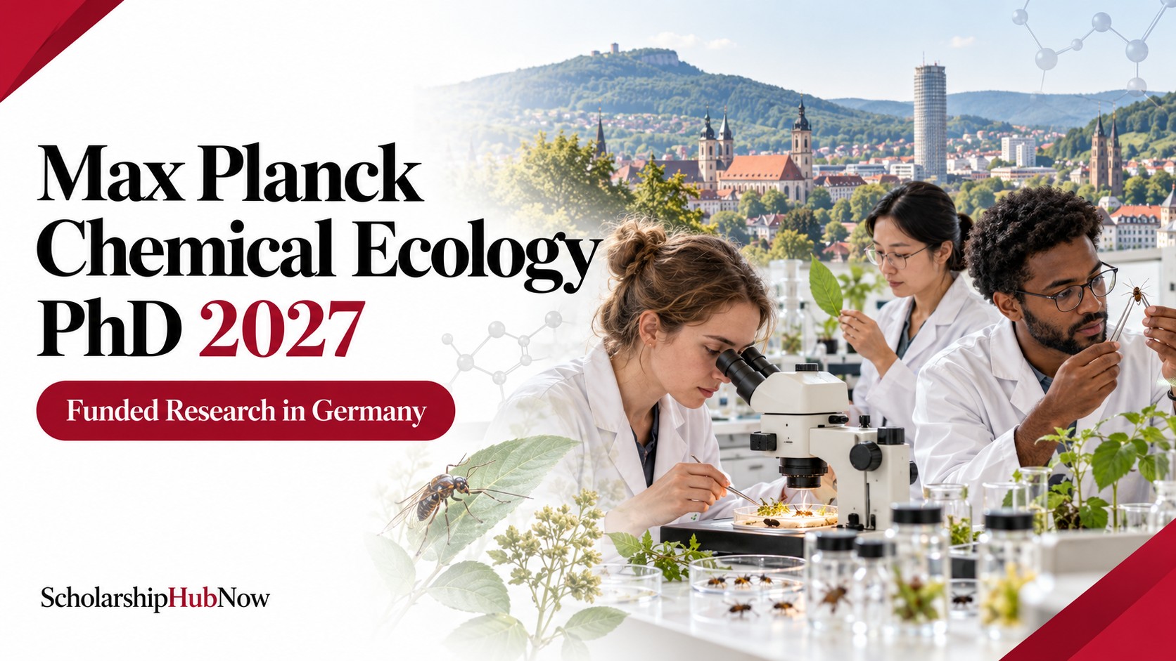 Max Planck Chemical Ecology PhD 2027 funded research in Germany illustration