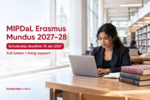 MIPDaL Erasmus Mundus Scholarship 2027–28: Full Fees and Living Support