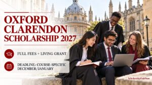 Oxford Clarendon Scholarship 2027: Full Fees + Living Grant