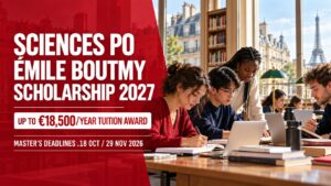 Sciences Po Émile Boutmy Scholarship 2027: €37,000