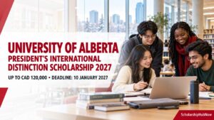 University of Alberta International Distinction Scholarship 2027